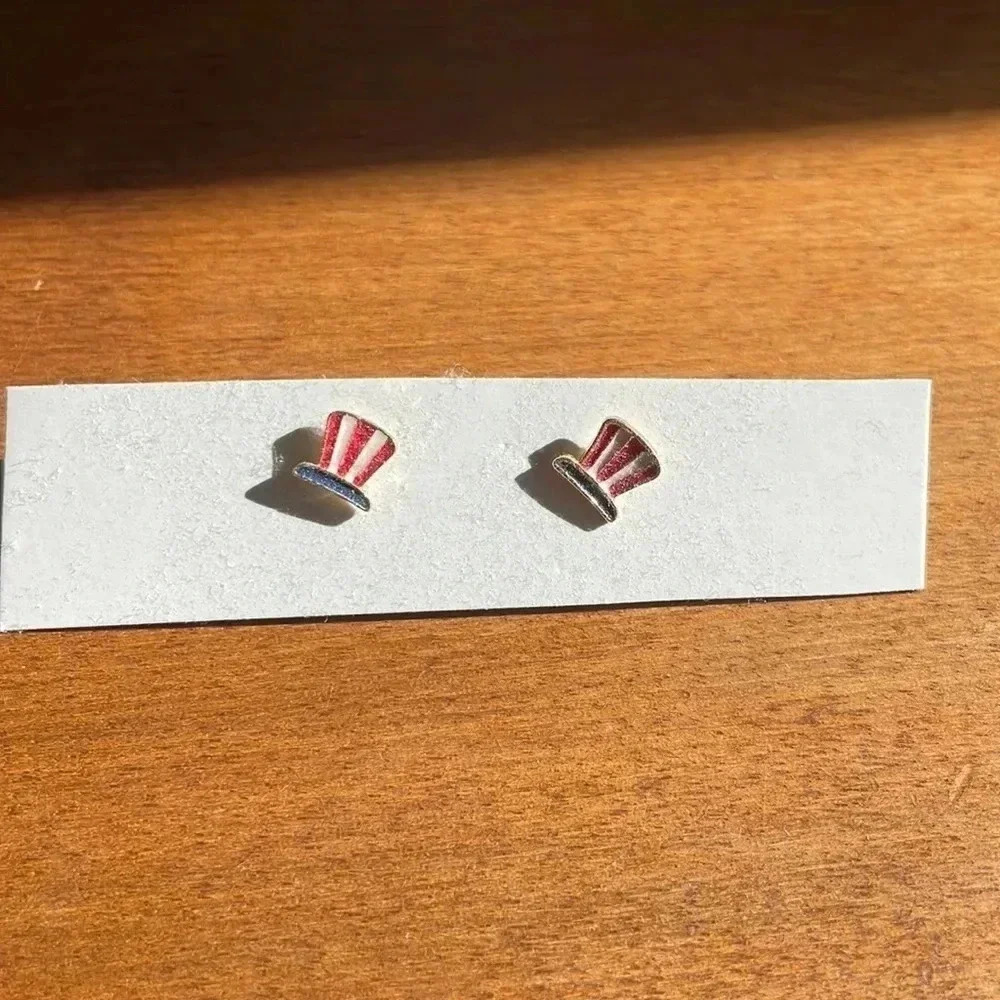 Patriotic earrings